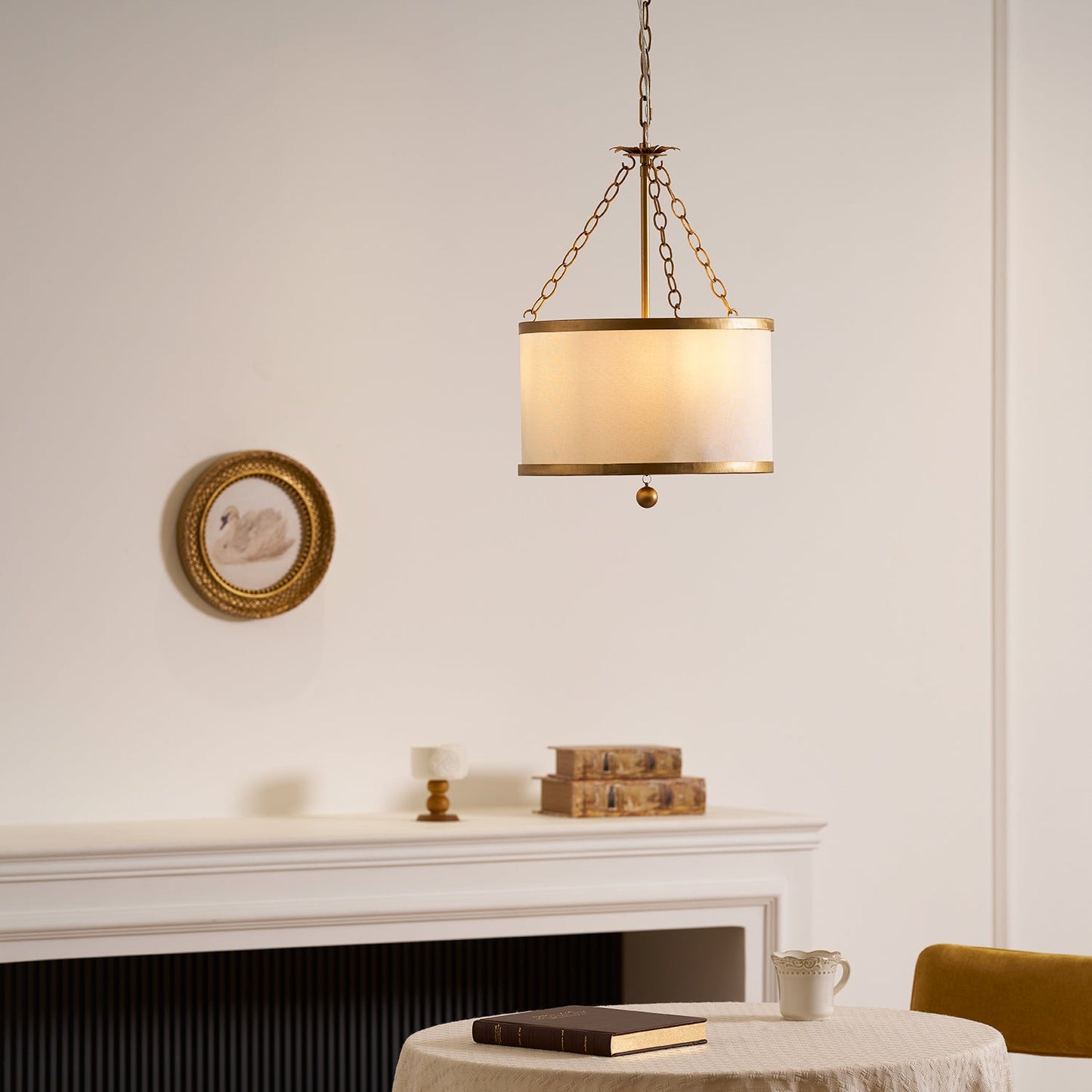 Broche Drum Pendant Lamp