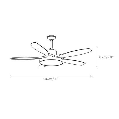 Bronx 52″ Ceiling Fan Light