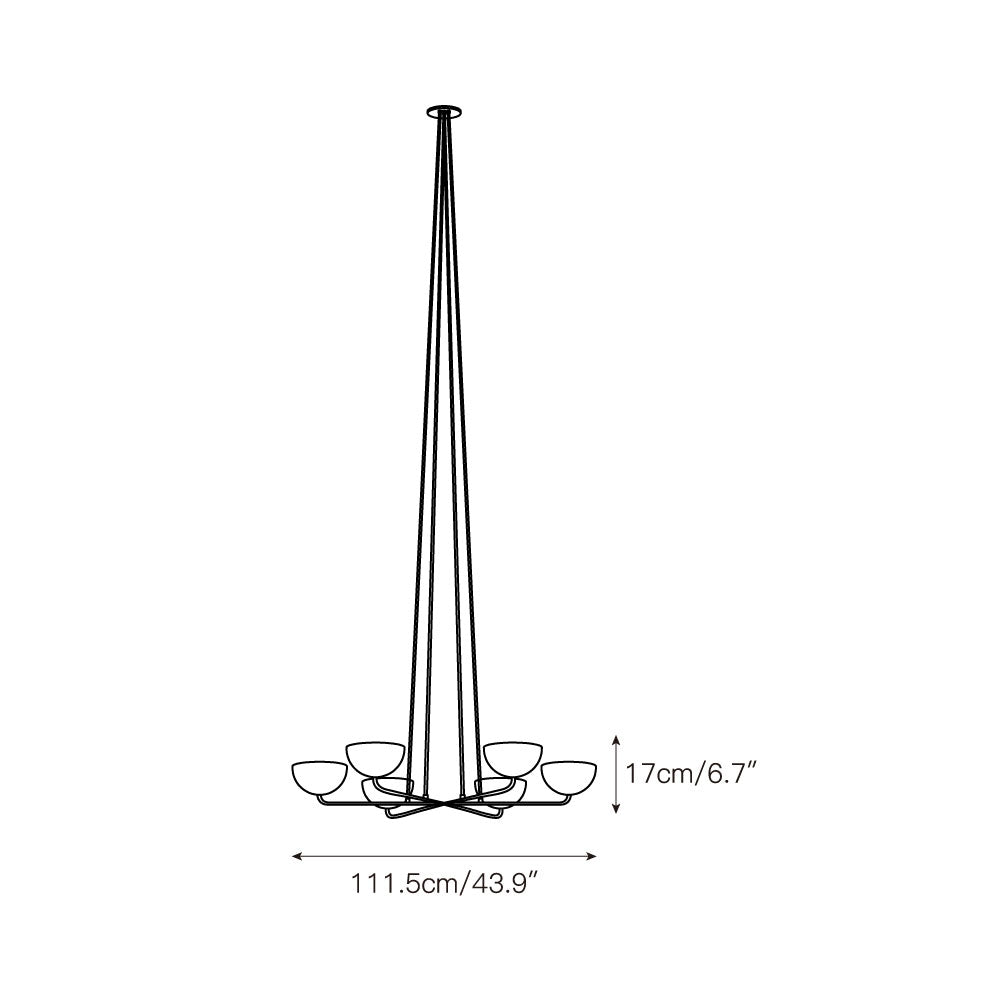 Callisto Brass Chandelier