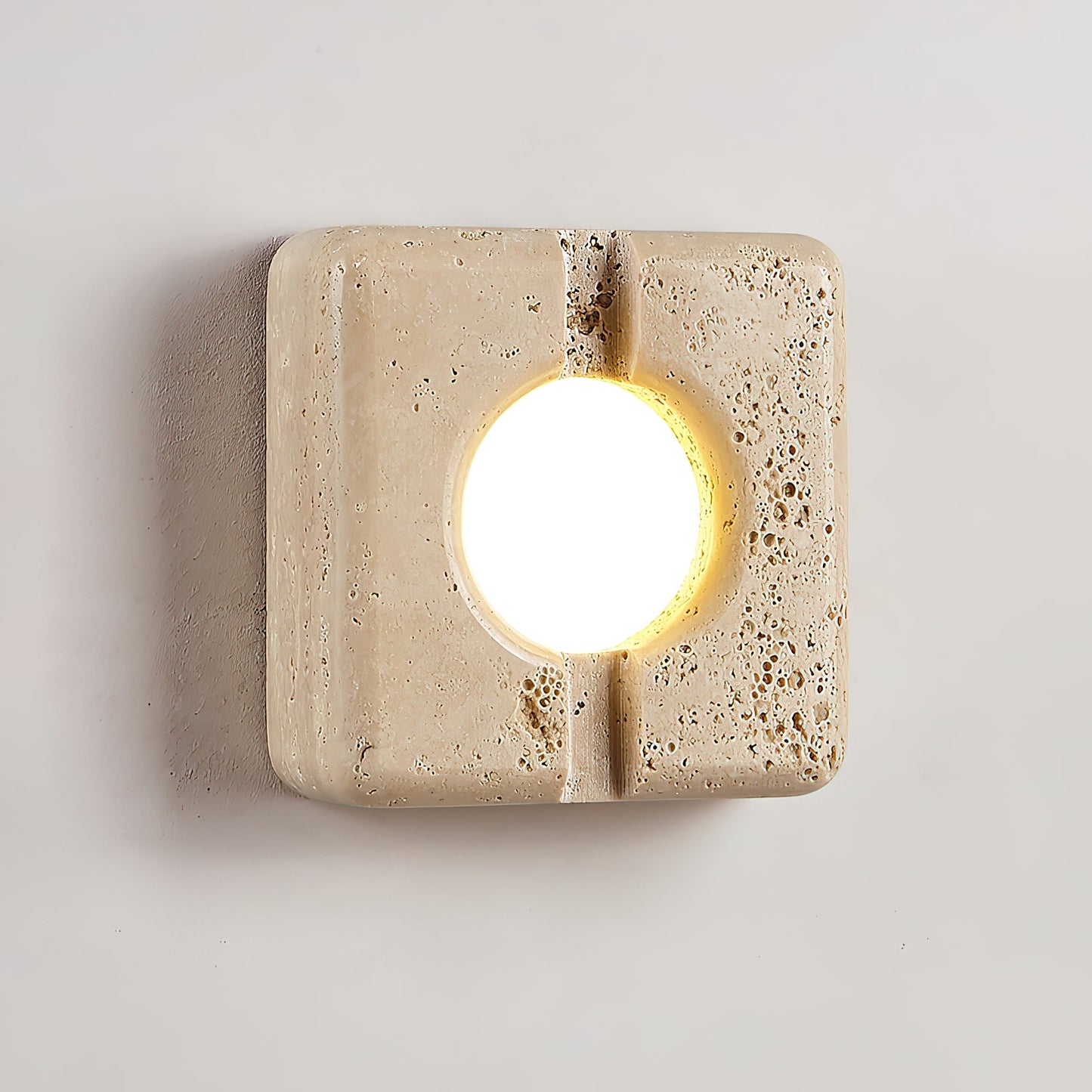 Camera Travertine Wall Lamp