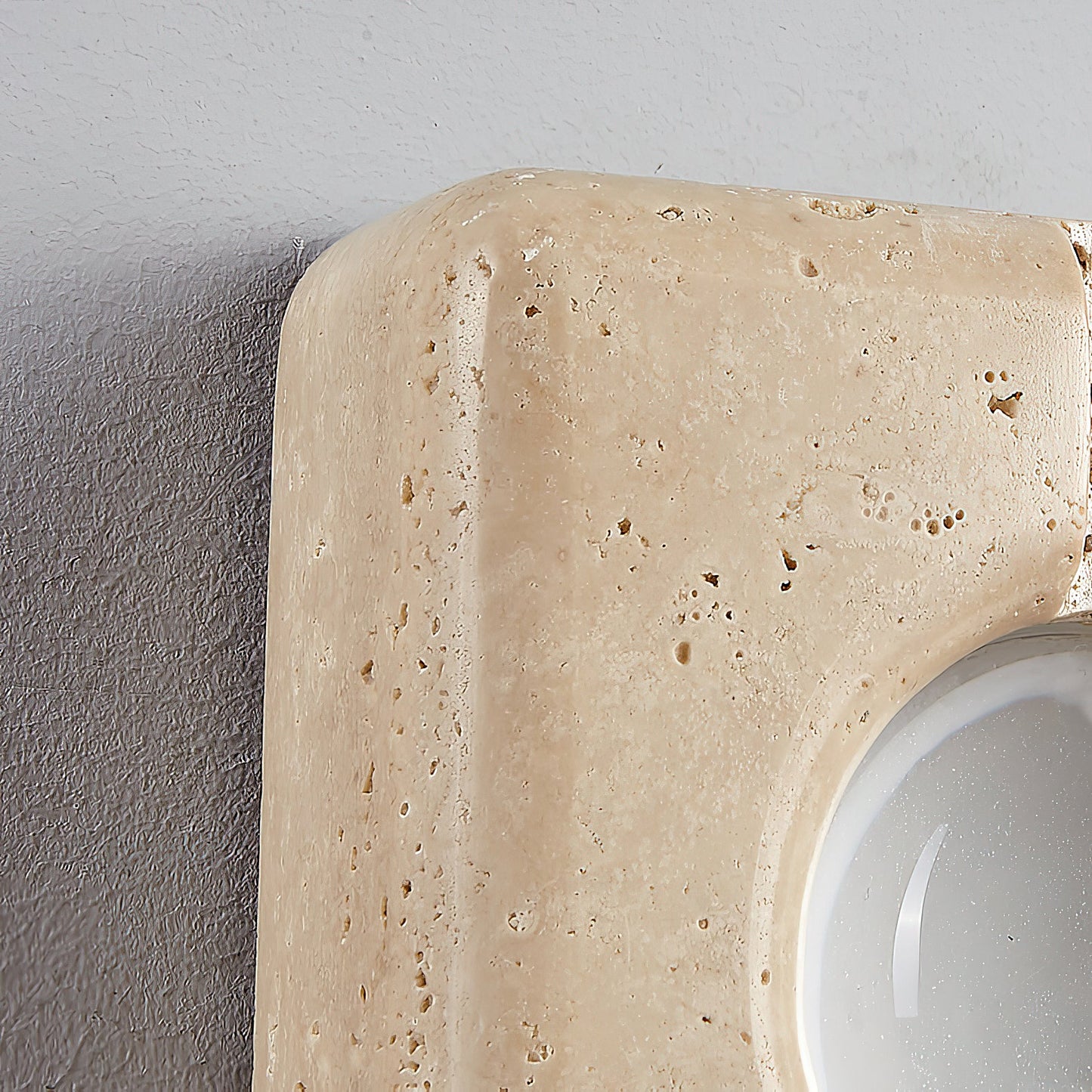 Camera Travertine Wall Lamp