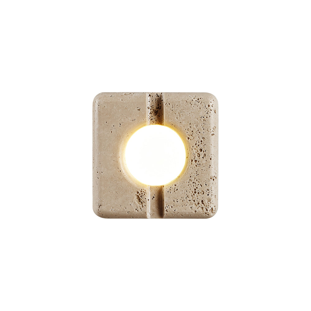 Camera Travertine Wall Lamp