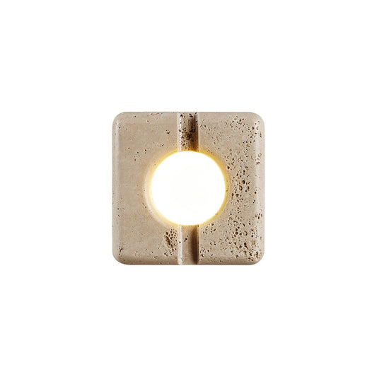 Camera Travertine Wall Lamp