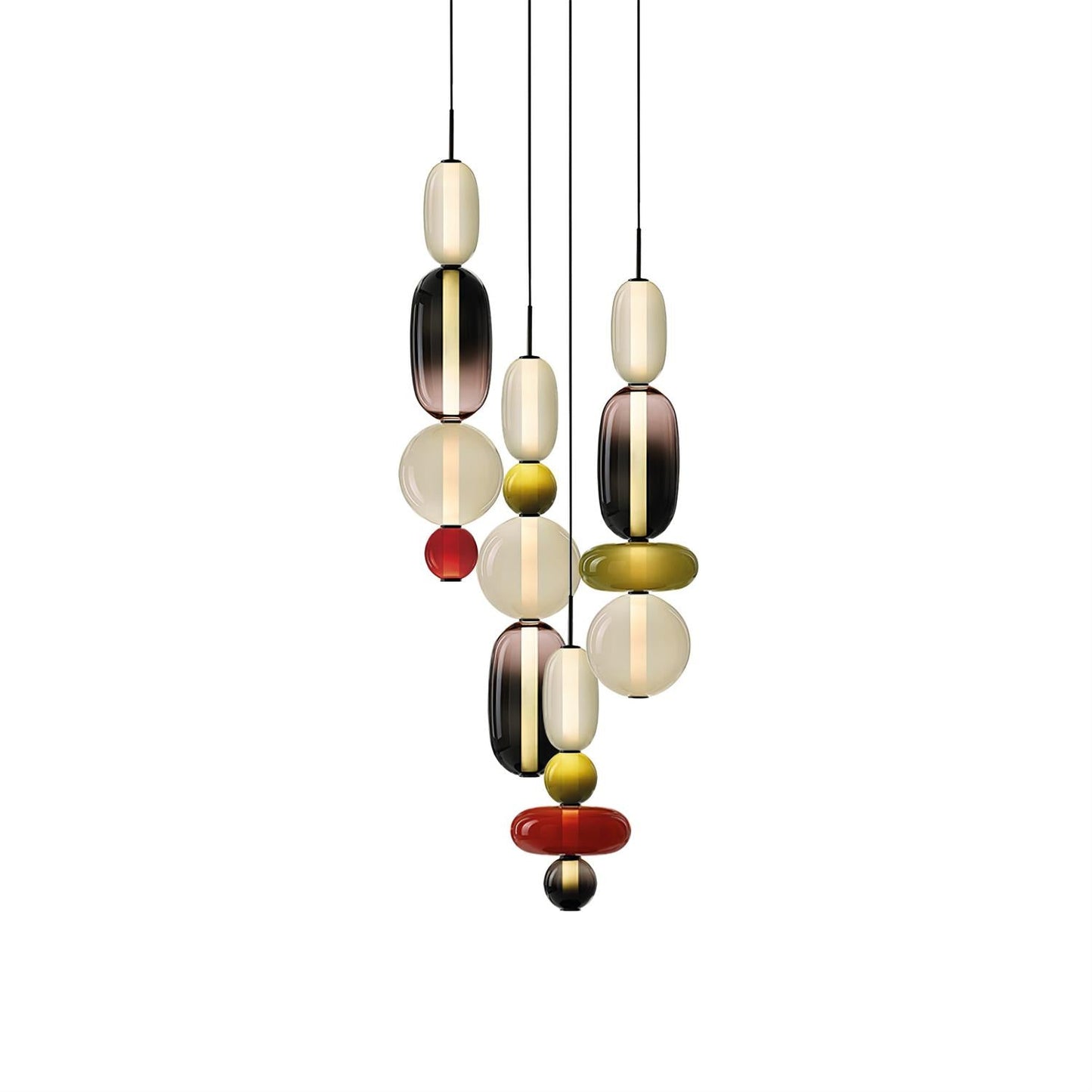 Stained Glass Chandelier