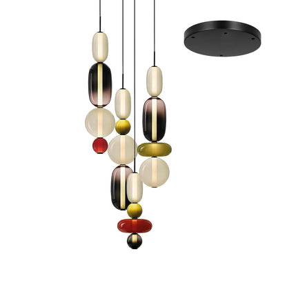 Stained Glass Chandelier