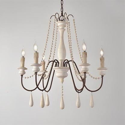 Candle Style Beaded Chandelier