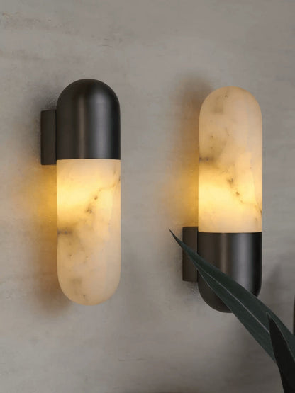 Capsule Alabaster Wall Lamp