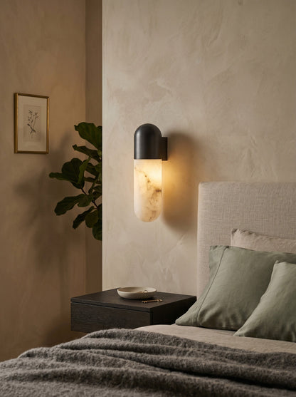 Capsule Alabaster Wall Lamp