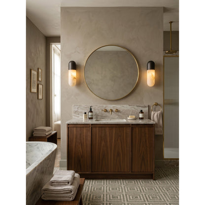 Capsule Alabaster Wall Lamp