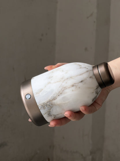 Capsule Marble Table Lamp (Built-in Battery)