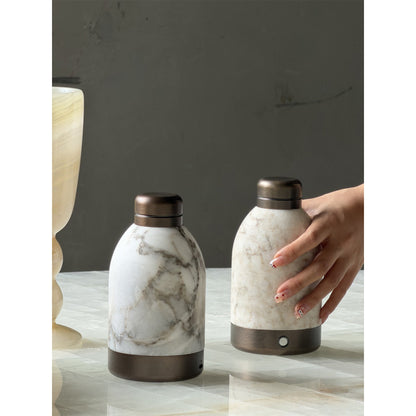 Capsule Marble Table Lamp (Built-in Battery)