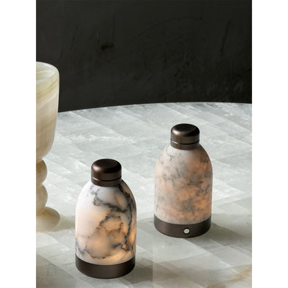 Capsule Marble Table Lamp (Built-in Battery)