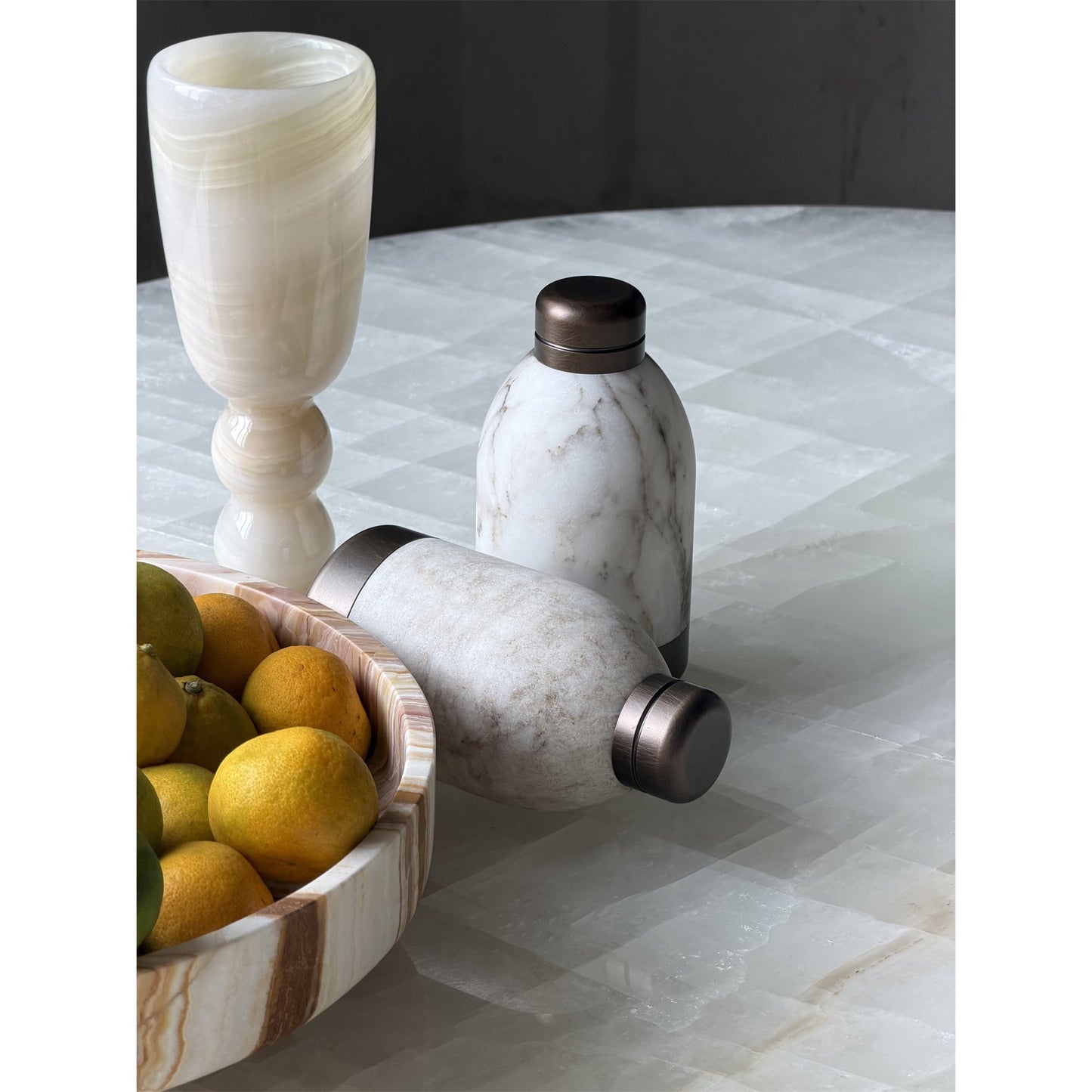 Capsule Marble Table Lamp (Built-in Battery)