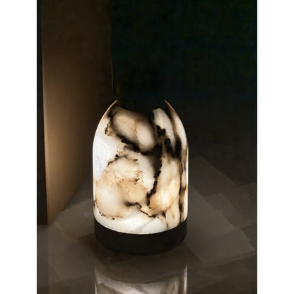 Capsule Marble Table Lamp (Built-in Battery)