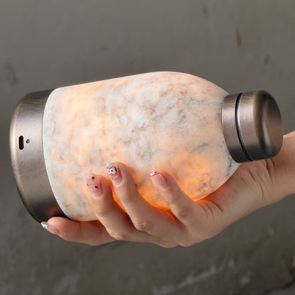 Capsule Marble Table Lamp (Built-in Battery)
