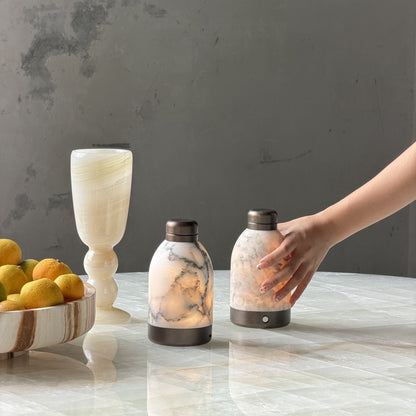 Capsule Marble Table Lamp (Built-in Battery)