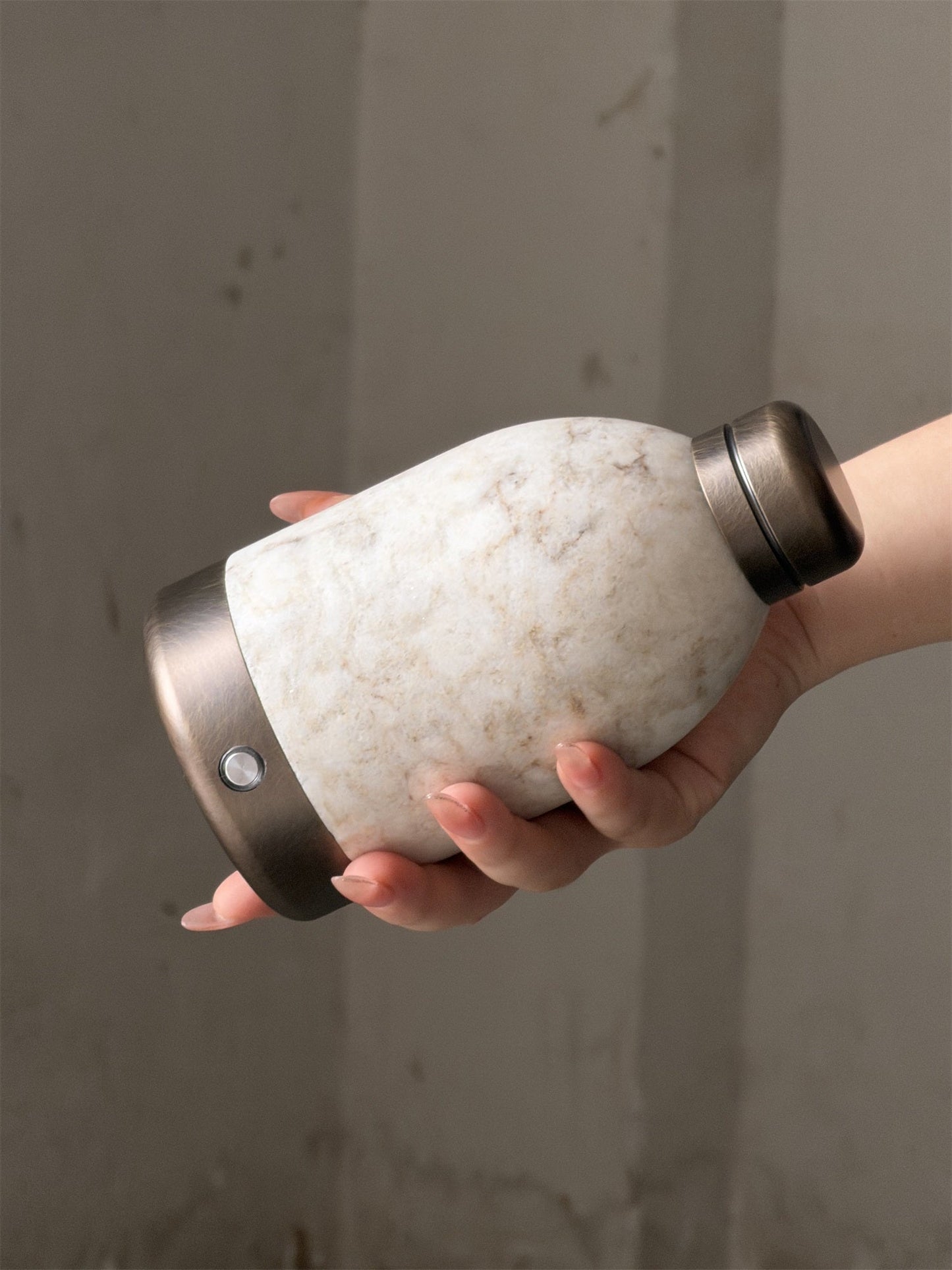 Capsule Marble Table Lamp (Built-in Battery)