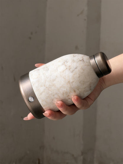 Capsule Marble Table Lamp (Built-in Battery)