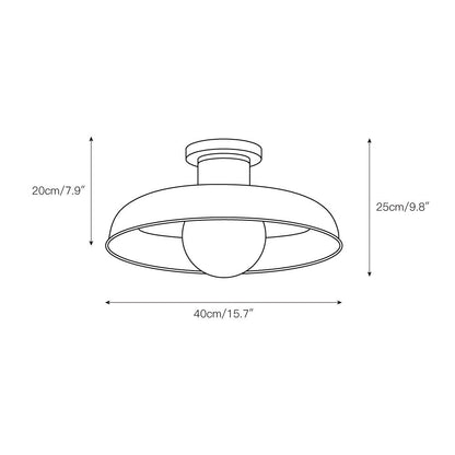 Cadence Semi Flush Ceiling Lamp