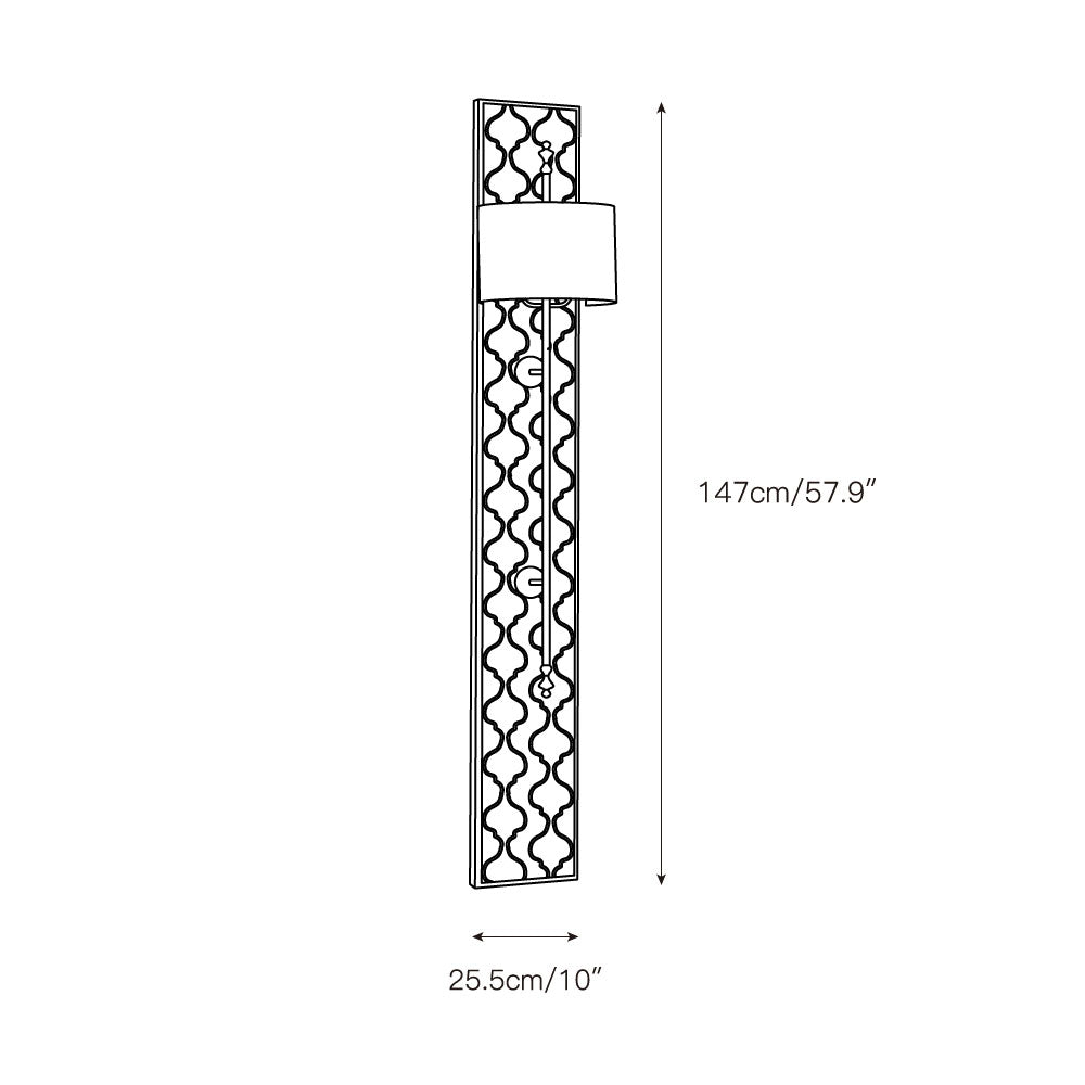 Carved Panel Sconce