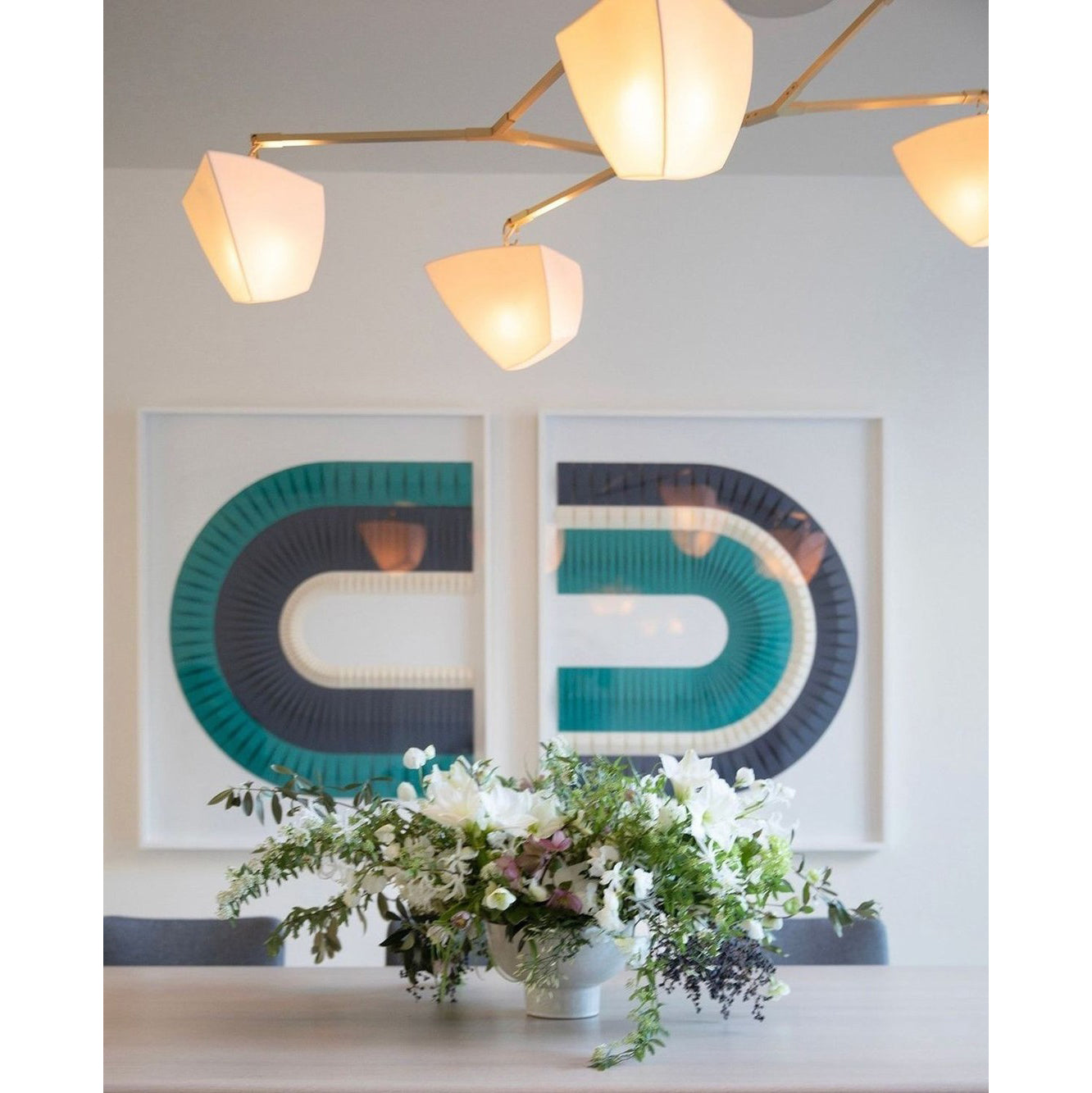 Branching Mobile Chandelier