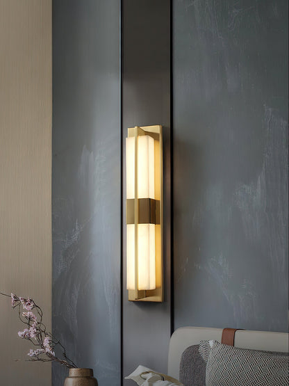 Cecily LED Alabaster Sconce