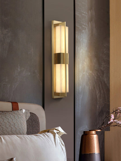 Cecily LED Alabaster Sconce
