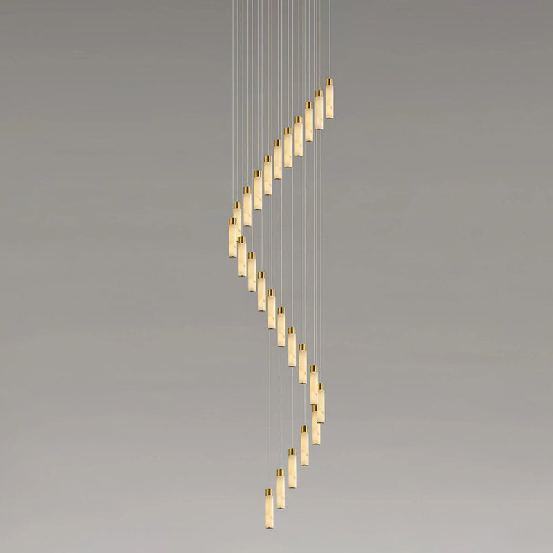 Celestial Alabaster Cascade Chandelier