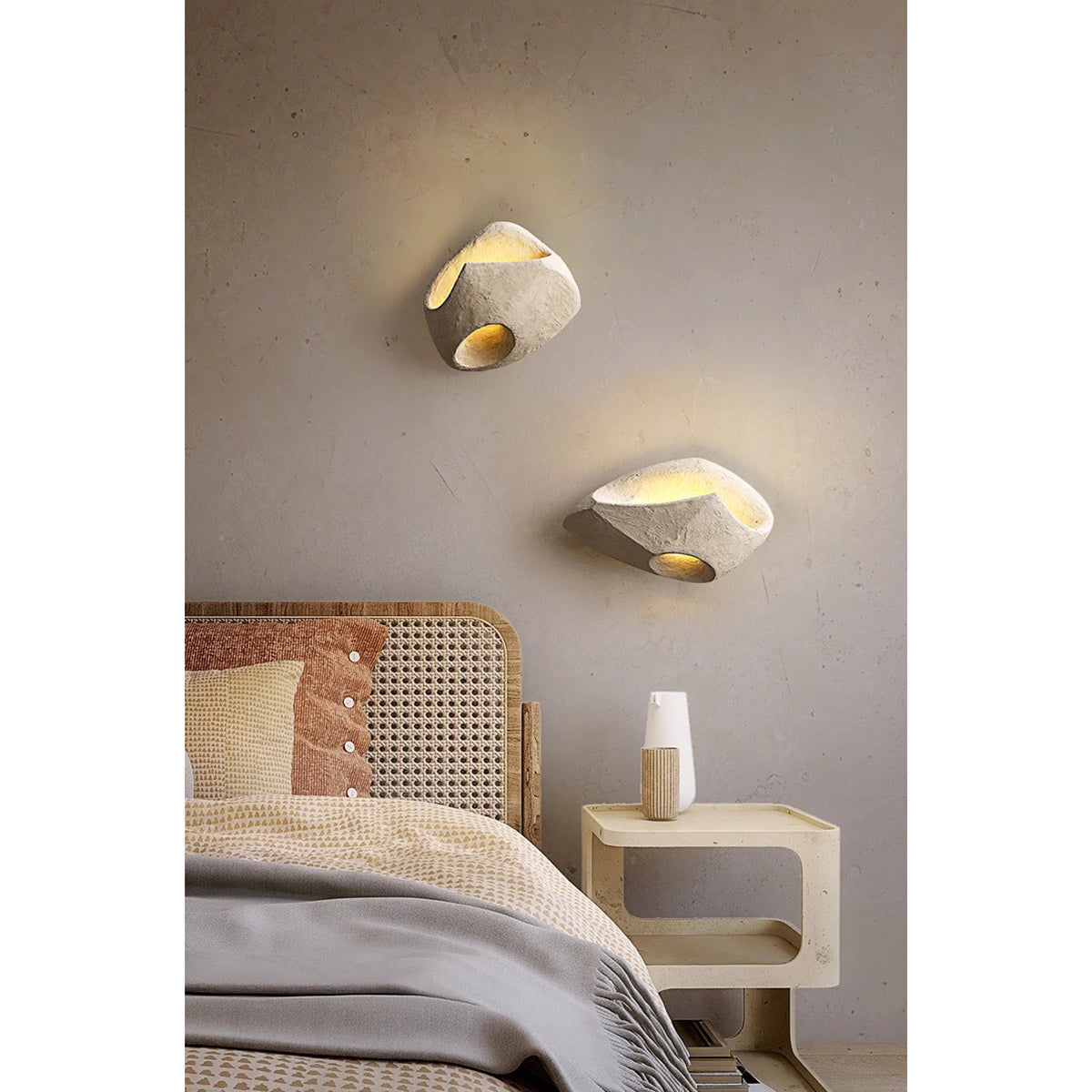 Cement Hollow Wall Lamp