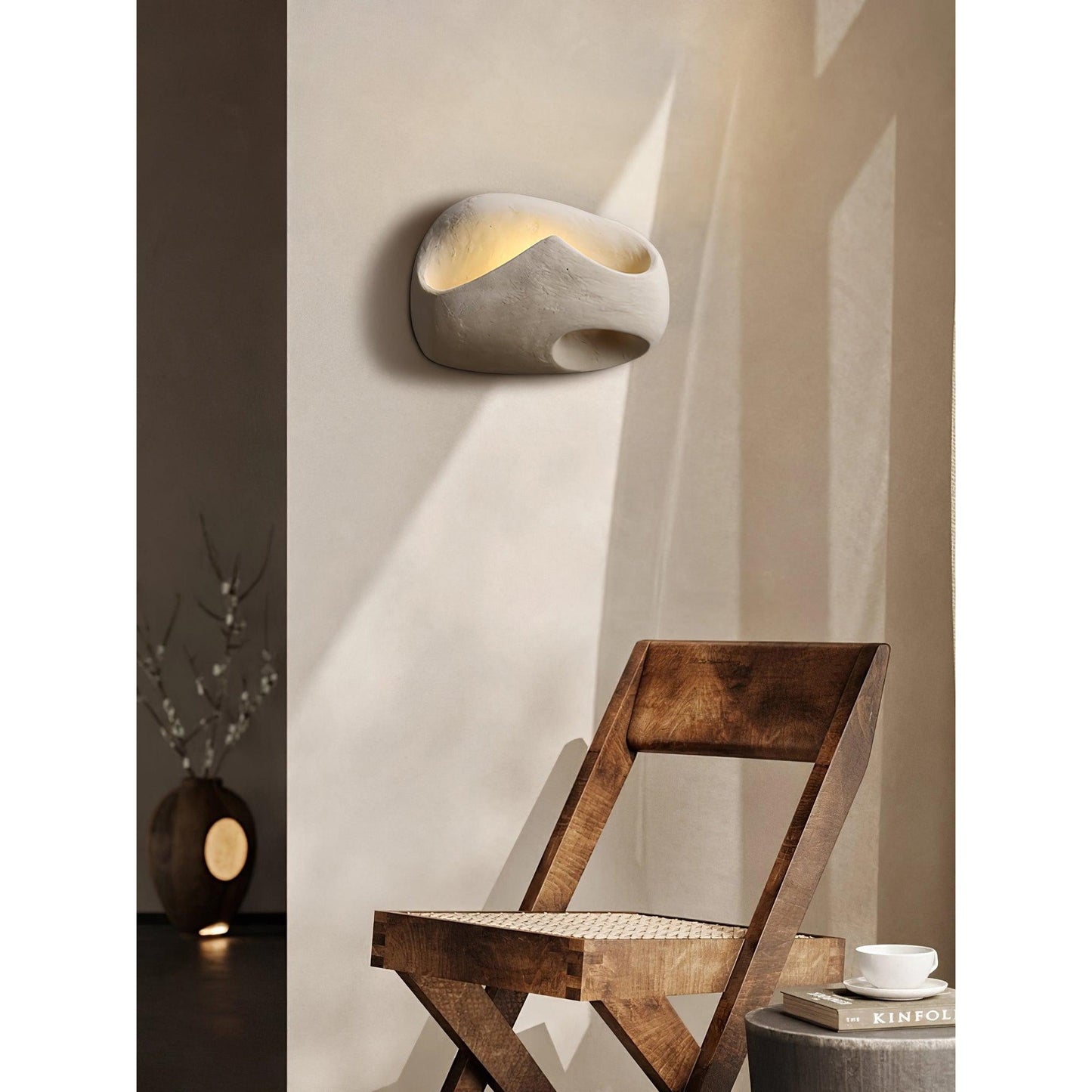 Cement Hollow Wall Lamp