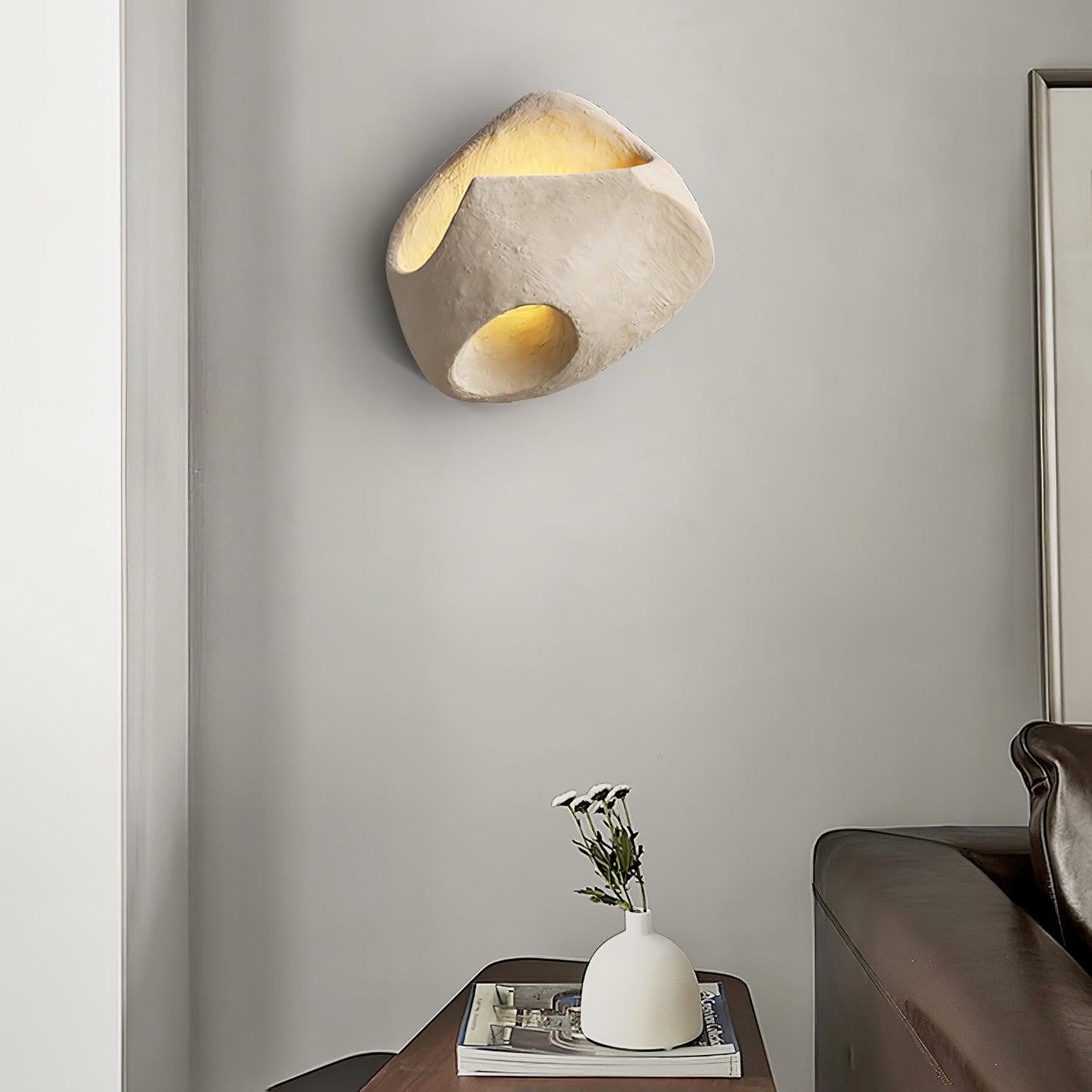 Cement Hollow Wall Lamp