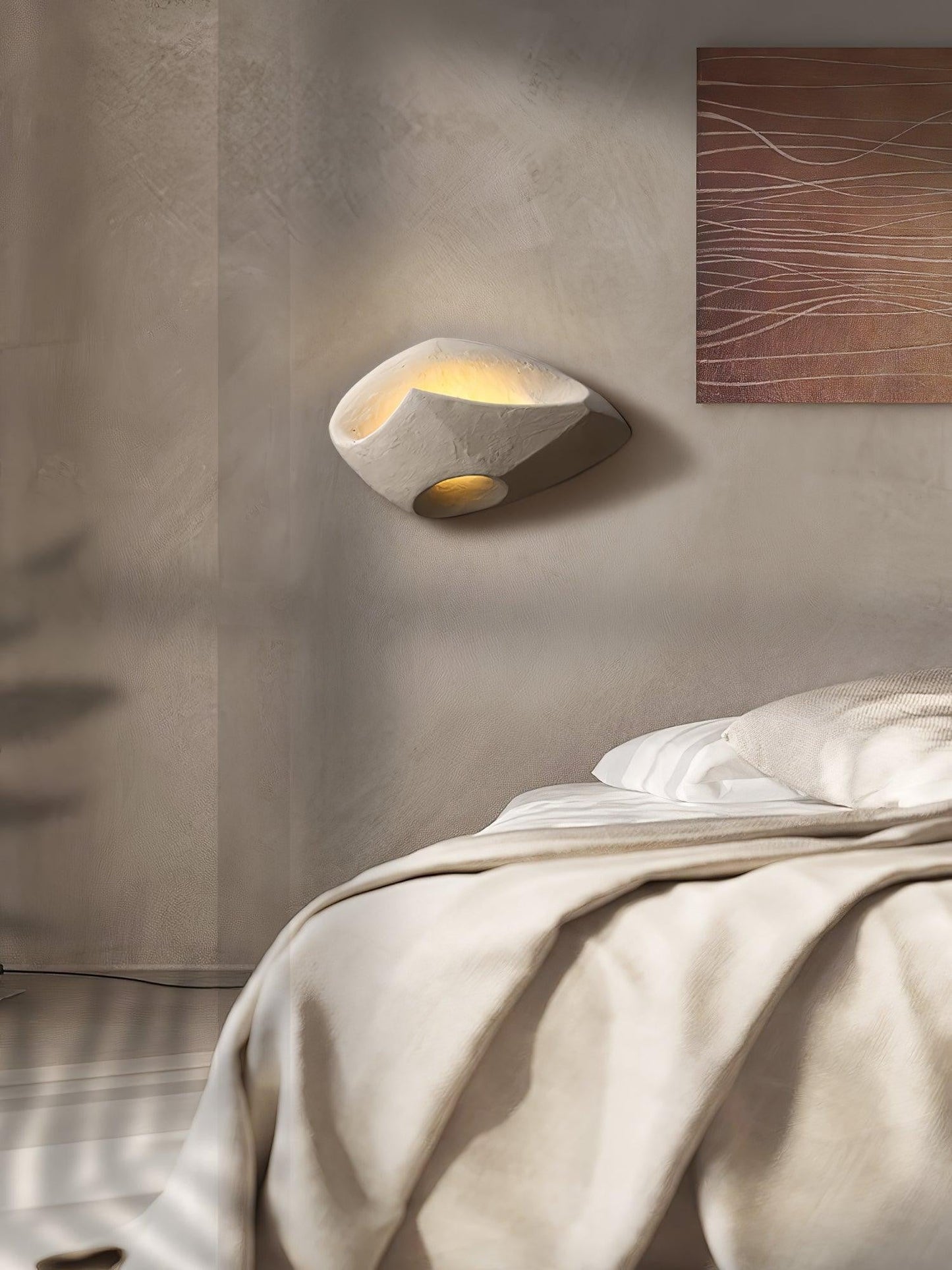 Cement Hollow Wall Lamp