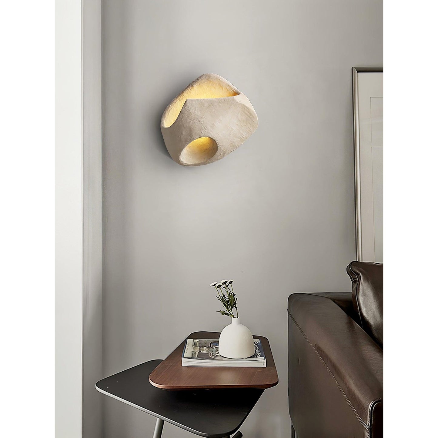 Cement Hollow Wall Lamp