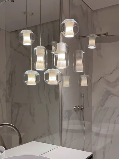 Glass Alabaster Pendant Lamp
