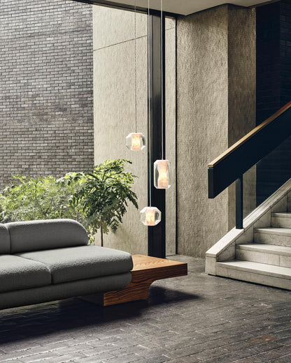 Glass Alabaster Pendant Lamp