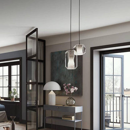 Glass Alabaster Pendant Lamp