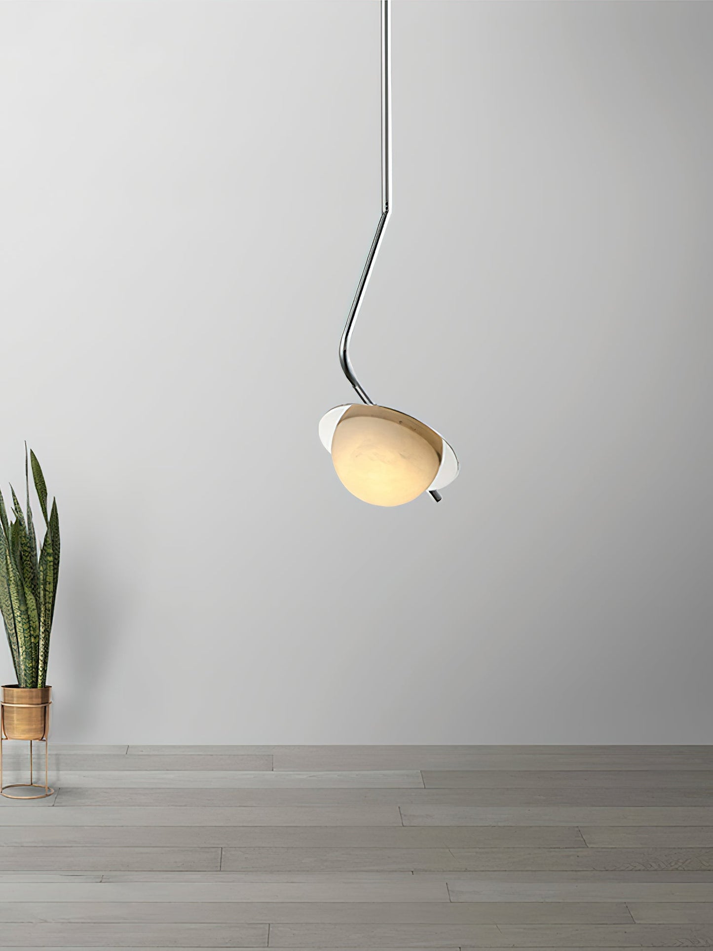Chic Luminance Alabaster Pendant Light
