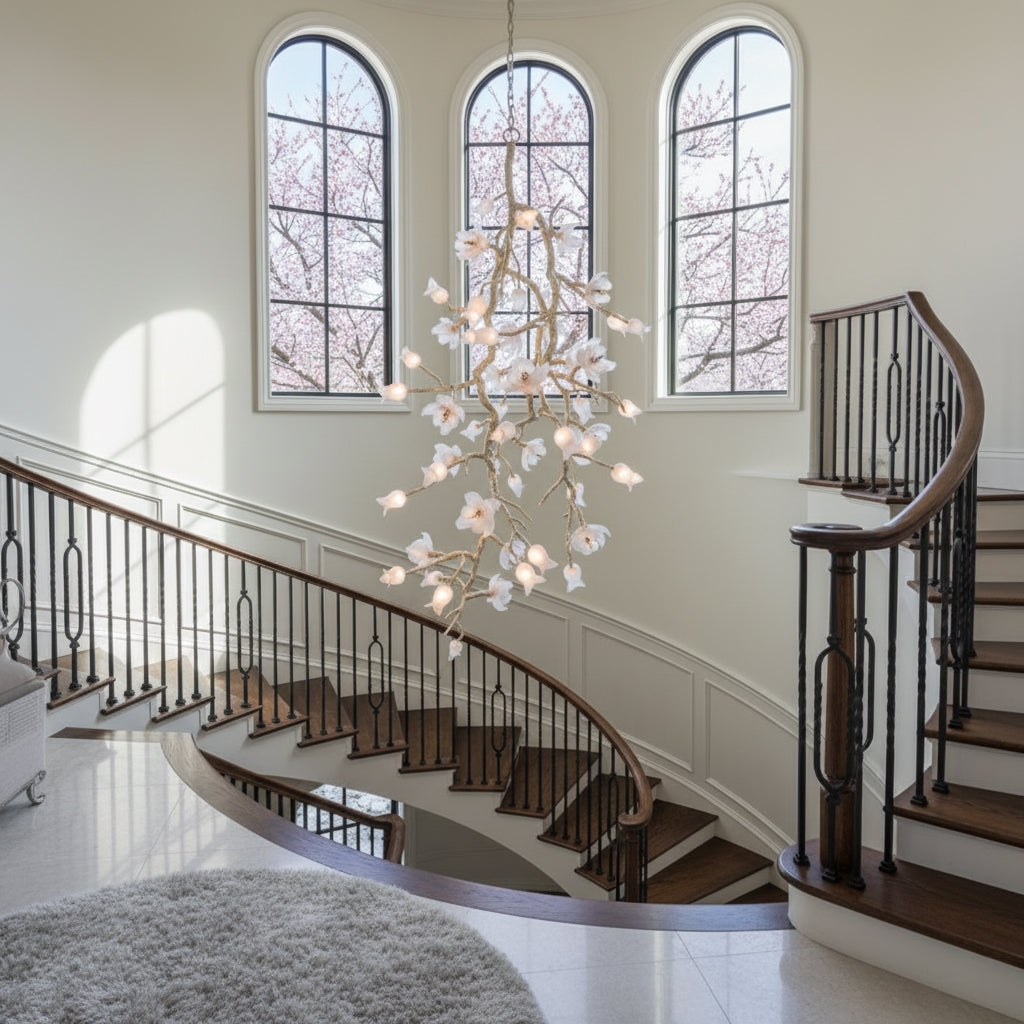 Cascading Blossom Chandelier