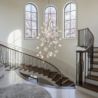 Cascading Blossom Chandelier