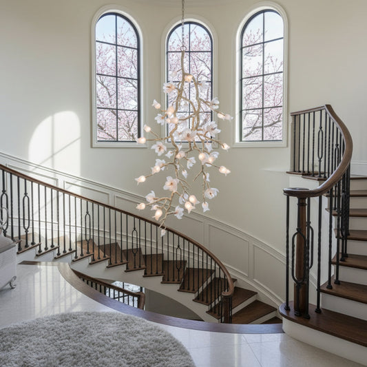 Cascading Blossom Chandelier