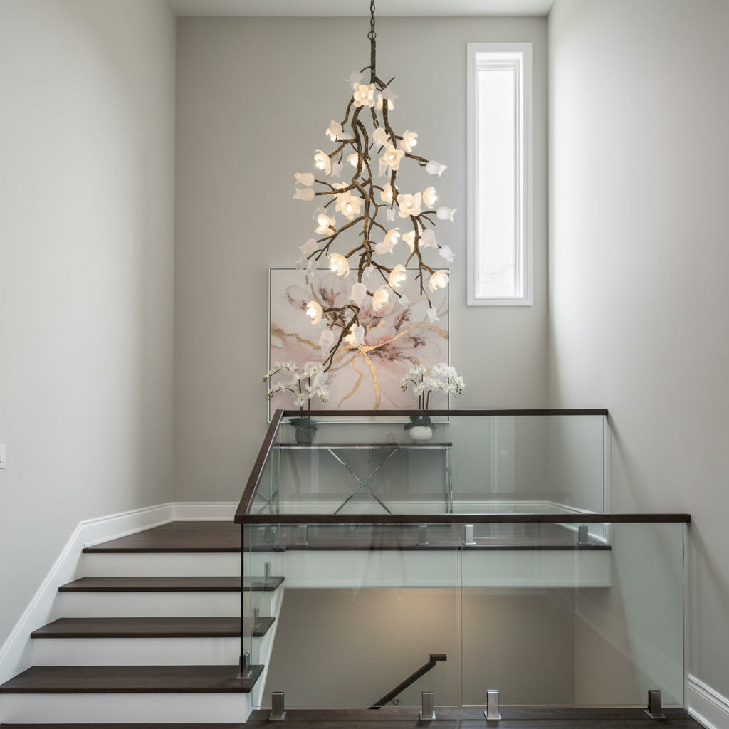 Cascading Blossom Chandelier