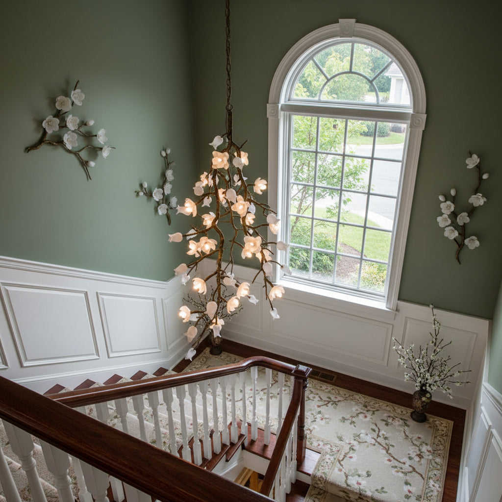 Cascading Blossom Chandelier