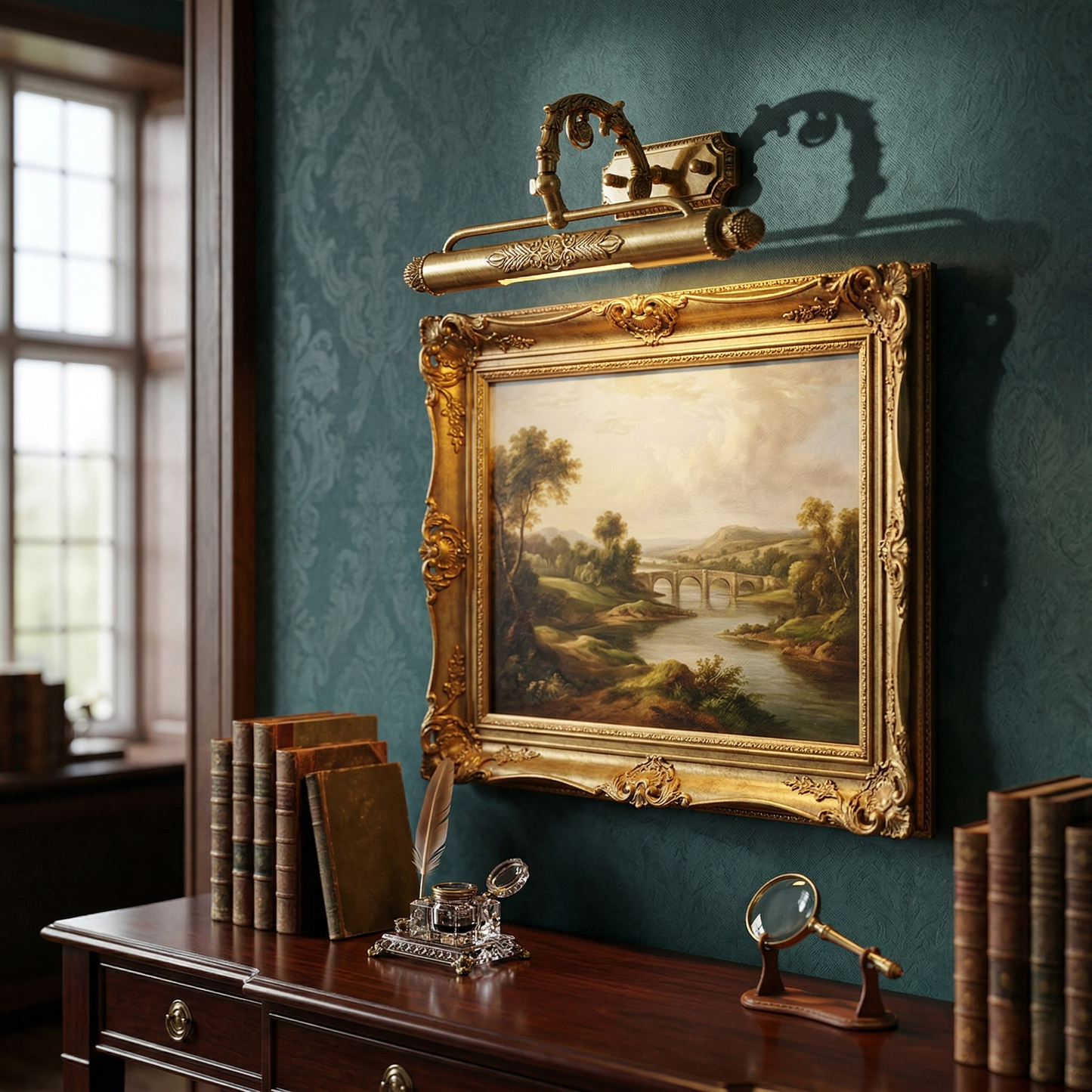 Pania Brass Wall Lamp