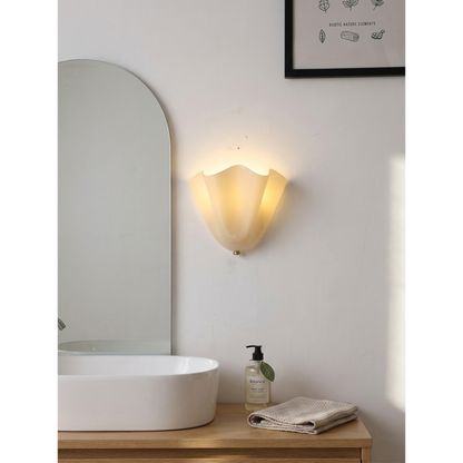 Flower Glass Wall Lamp
