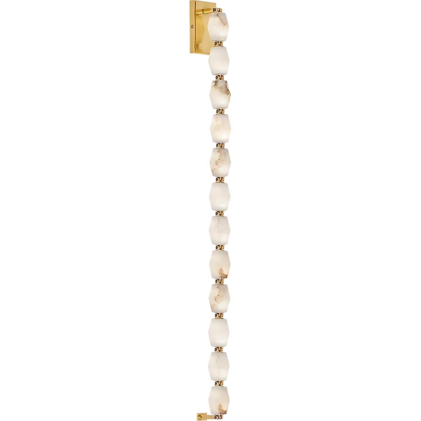 Alabaster Pillar Sconce