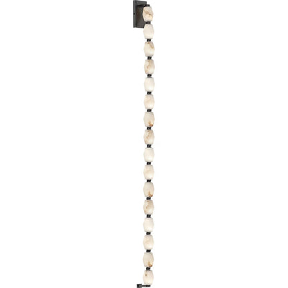 Alabaster Pillar Sconce
