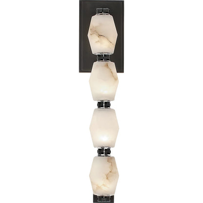 Alabaster Pillar Sconce