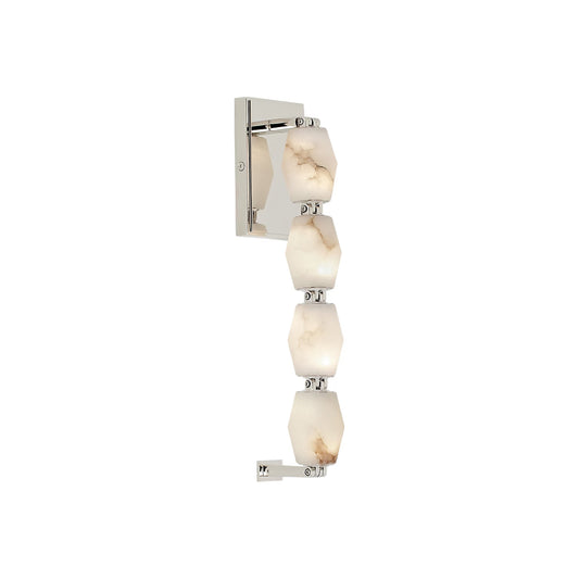 Alabaster Pillar Sconce