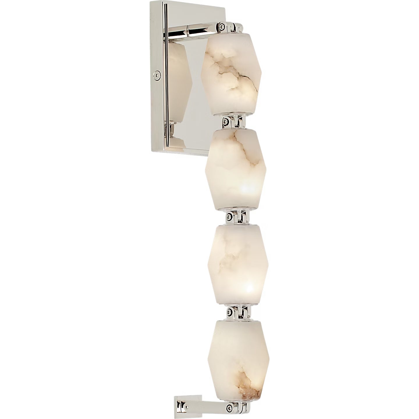 Alabaster Pillar Sconce