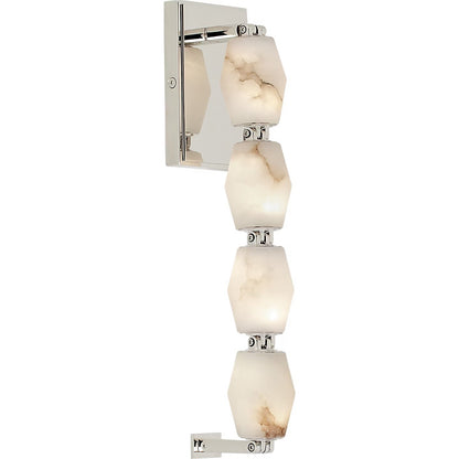 Alabaster Pillar Sconce